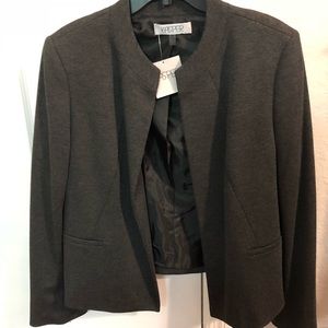 Charcoal gray suite jacket size 16